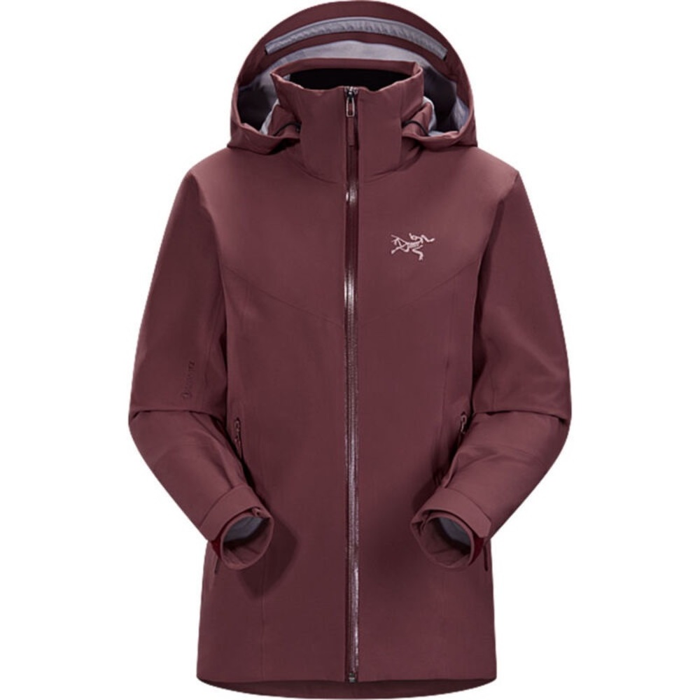 Ravenna ski jacket in maroon